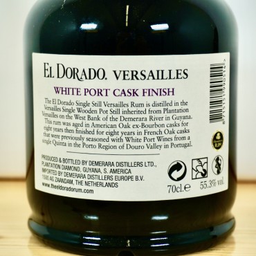 Rum - El Dorado Versailles Special Cask Finish 2005/2021 White Port Casks / 70cl / 55.3%