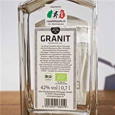 Gin - Granit Bavarian / 70cl / 42% Gin 51,00 CHF
