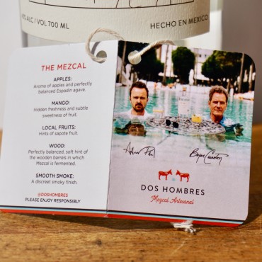 Dos Hombres Mezcal Artesanal Espadín, Breaking Bad Series, 70 cl, 42 % vol.