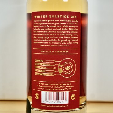 Gin - Boatyard Winter Solstice Gin / 70cl /41%