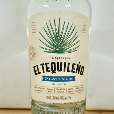 El Tequileno Platinum Blanco Tequila, 70 cl, 40 % vol.