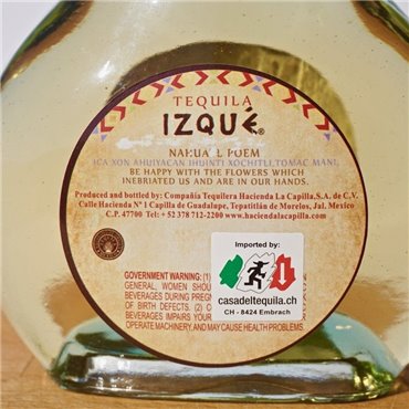 Tequila - Izque Reposado / 75cl / 40% Tequila Reposado 66,00 CHF