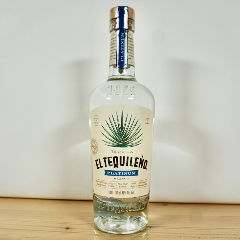 El Tequileno Platinum Blanco Tequila, 70 cl, 40 % vol.
