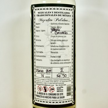 Destilado de Agave - Pal'alma Oaxaca Jabali / 70cl / 59%