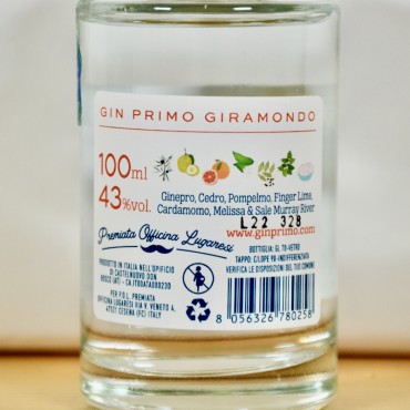 Gin - Primo Oceania Giramondo Mini / 10cl / 43%