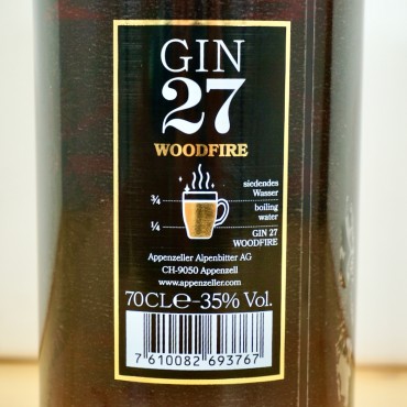Gin 27 Appenzell Dry Gin Original / 70cl / 43%