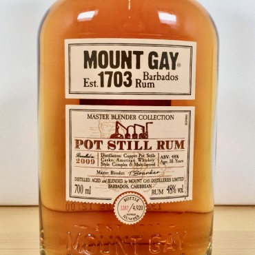 Rum - Mount Gay Pot Still Rum 10 Years Limited 2009 / 70cl / 48%