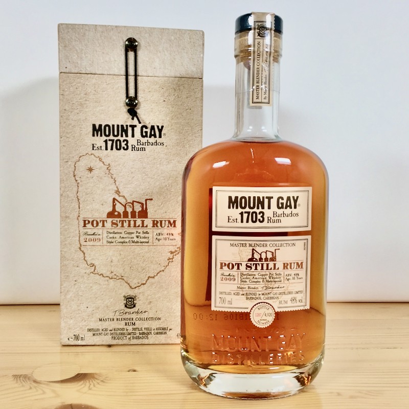 Rum - Mount Gay Pot Still Rum 10 Years Limited 2009 / 70cl / 48%
