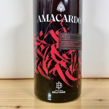 Amacardo RED Amaro di Arancia e Carciofo Selvatico Etna / 50cl / 30%