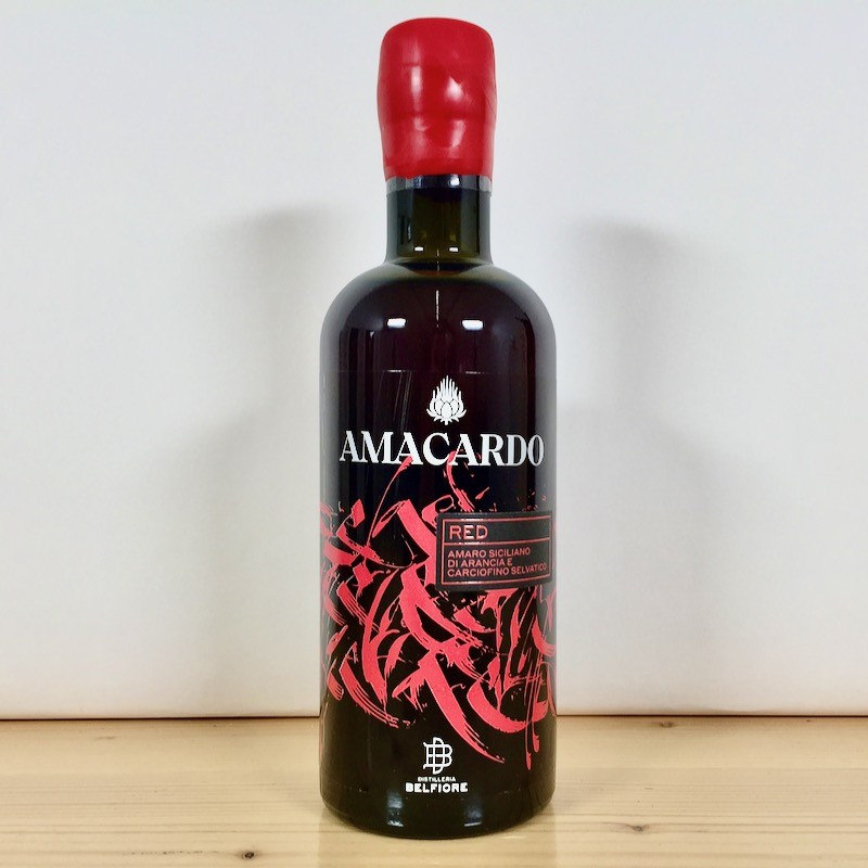 Amacardo RED Amaro di Arancia e Carciofo Selvatico Etna / 50cl / 30%