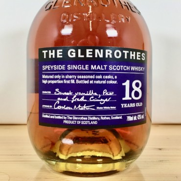 Whisk(e)y - The Glenrothes 18 Years Single Malt / 70cl / 43%