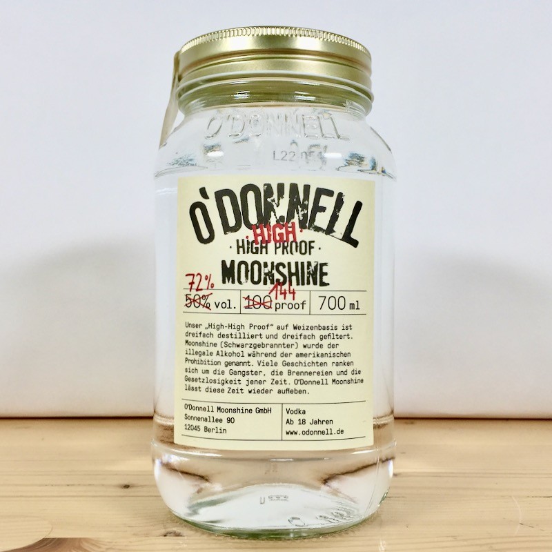 Liqueur - Moonshine O’Donnell High High Proof / 70cl / 72%