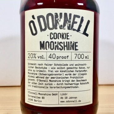 Liqueur - Moonshine O’Donnell Cookie / 70cl / 20%