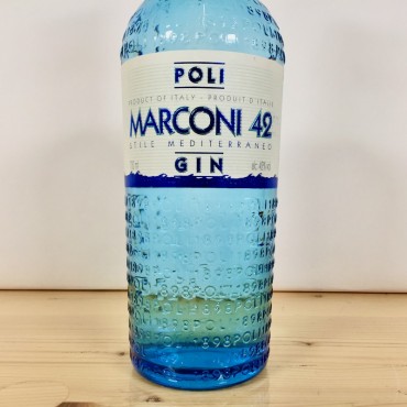 Marconi 42 Stile Mediterraneo Gin by Poli, 70 cl, 42 % vol.