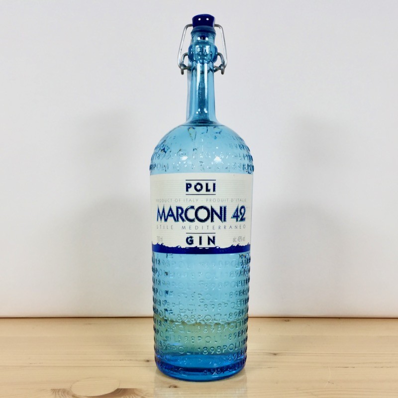 Marconi 42 Stile Mediterraneo Gin by Poli, 70 cl, 42 % vol.