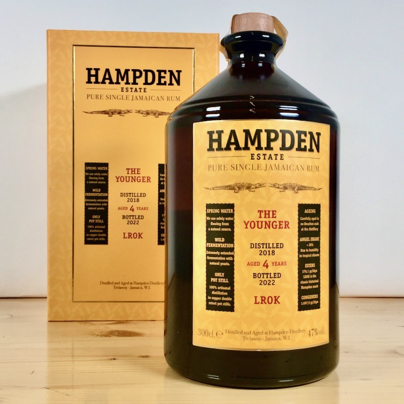 Rum - Hampden Estate The Younger LROK 2016 Big Bottle / 300cl / 47%