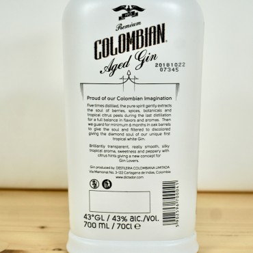 Gin - Dictador Colombian Ortodoxy Aged White / 70cl / 43%