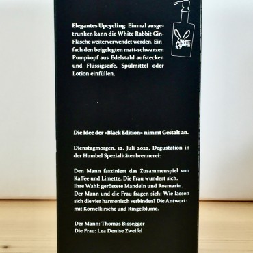 Gin - White Rabbit Black Edition / 50cl / 43%