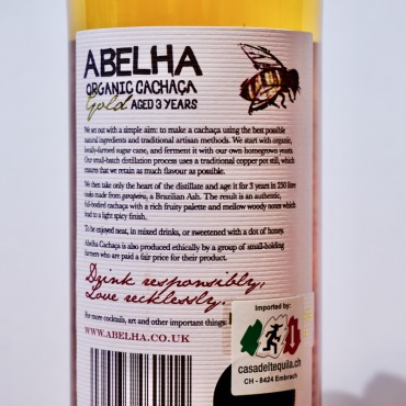 Cachaca - Abelha Gold / 70cl / 39%