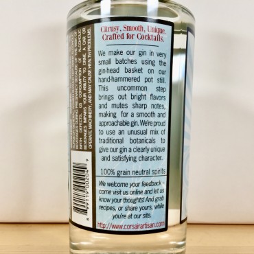 Gin - Corsair Gin / 75cl / 44%