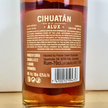 Rum - Cihuatan Alux 15 Years Limited Edition 2022 / 70cl / 43.2%