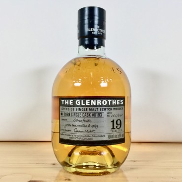 Whisk(e)y - The Glenrothes 19 Years 1999 Single Cask No 8193 / 70cl / 53%