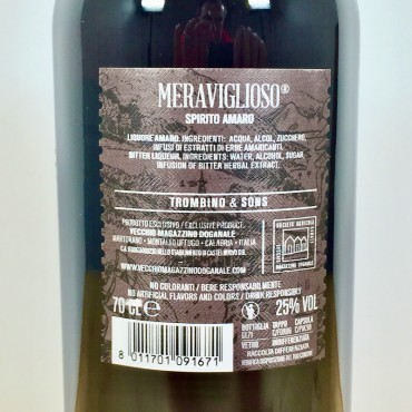 Liqueur - Meraviglioso Spirito Amaro / 70cl / 25%