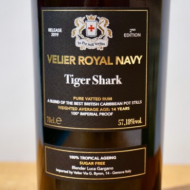Rum - Velier Royal Navy Tiger Shark 2nd Release / 70cl / 57.18%