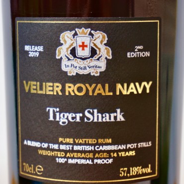 Rum - Velier Royal Navy Tiger Shark 2nd Release / 70cl / 57.18%