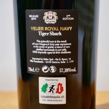 Rum - Velier Royal Navy Tiger Shark 2nd Release / 70cl / 57.18%