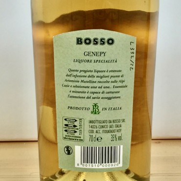 Liqueur - Bosso Genepy Piemonte / 70cl / 35%