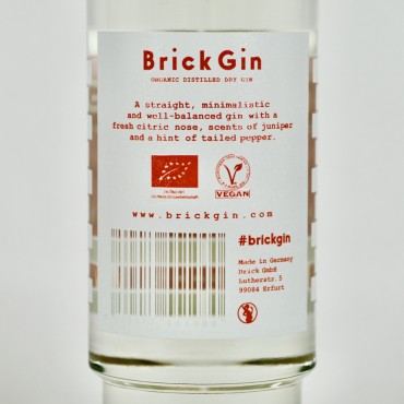 Gin - Brick Gin Orange Bottle / 50cl / 40%