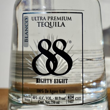 Tequila - 88 Eighty Eight Single Estate Blanco / 75cl / 40%