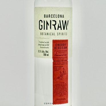 Gin - GINRAW Cherry Blossom Gin / 70cl / 37.5%