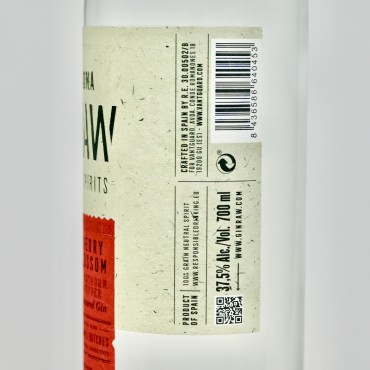 Gin - GINRAW Cherry Blossom Gin / 70cl / 37.5%