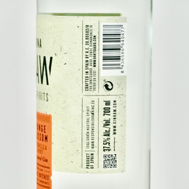 Gin - Raw Orange Blossom Gin / 70cl / 37.5%