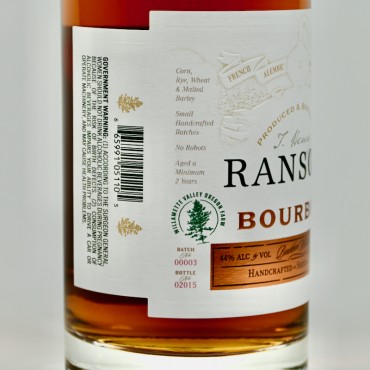 Whisk(e)y - Ransom Bourbon Whiskey / 75cl / 44%