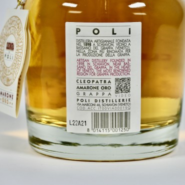 Poli Cleopatra Amarone Grappa, 70 cl, 40 % vol.