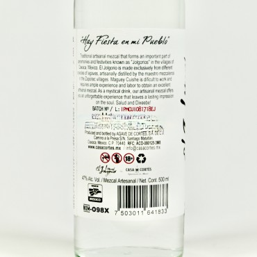Mezcal - El Jolgorio Cuishe / 50cl / 47%