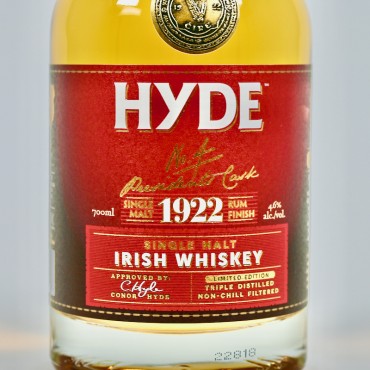 Whisk(e)y - Hyde 1922 Rum Finish 6 Years / 70cl / 46%