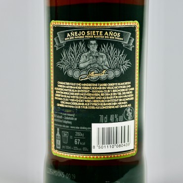 Rum - Havana Club Anejo 7 Anos / 70cl / 40%