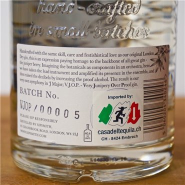 Gin - Sipsmith V.J.O.P / 70cl / 57.7% Gin 59,00 CHF