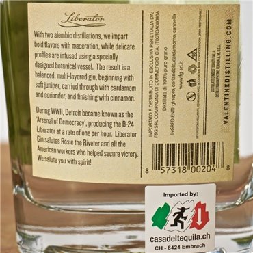 Gin - Liberator Best American Gin / 70cl / 42% Gin 55,00 CHF