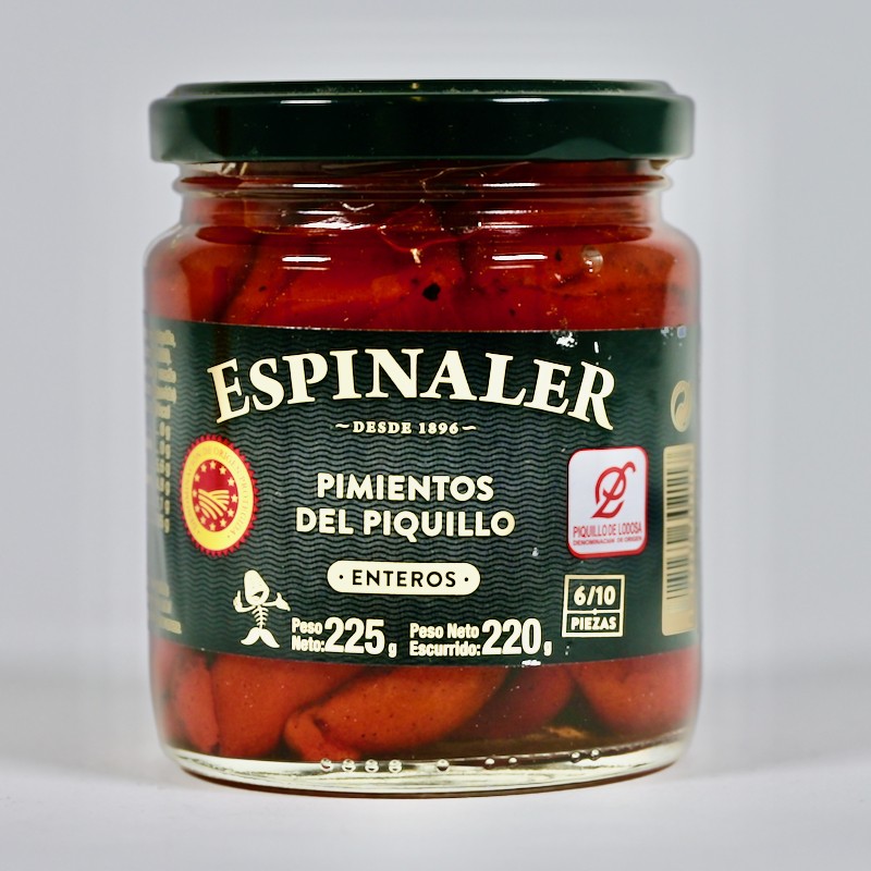 Espinaler Pimientos del Piquillo Lodosa Paprikaschoten 225/220g