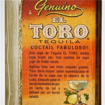 Tequila - El Toro / Bot. 1960s / 75cl / 40% Antike Tequila & Mezcal 290,00 CHF