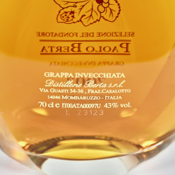Grappa - Berta Selezione del Fondatore Paolo Berta / 70cl / 43%