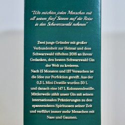 Gin - V-Sinne Schwarzwald Dry Gin / 50cl / 45%
