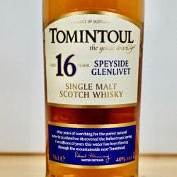 Whisk(e)y - Tomintoul 16 Years Single Malt Scotch Whisky 70cl / 40%