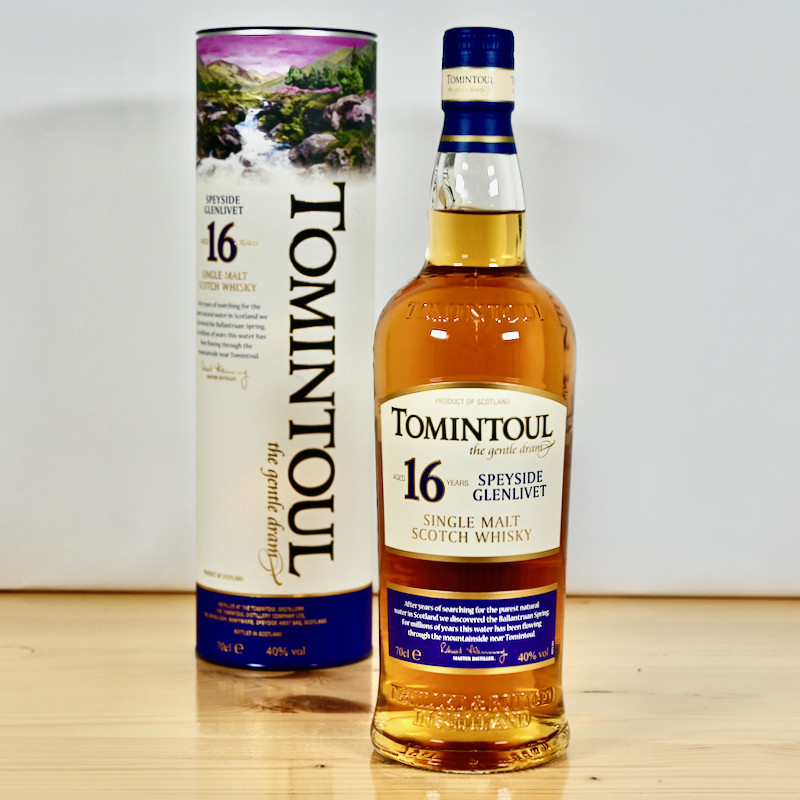 Whisk(e)y - Tomintoul 16 Years Single Malt Scotch Whisky 70cl / 40%