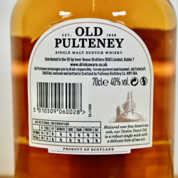 Whisk(e)y - Old Pulteney 12 Years Single Malt Scotch Whisky / 70cl / 40%
